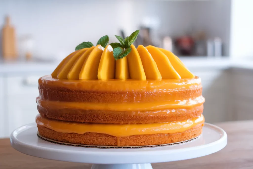 Gâteau à la Mangue