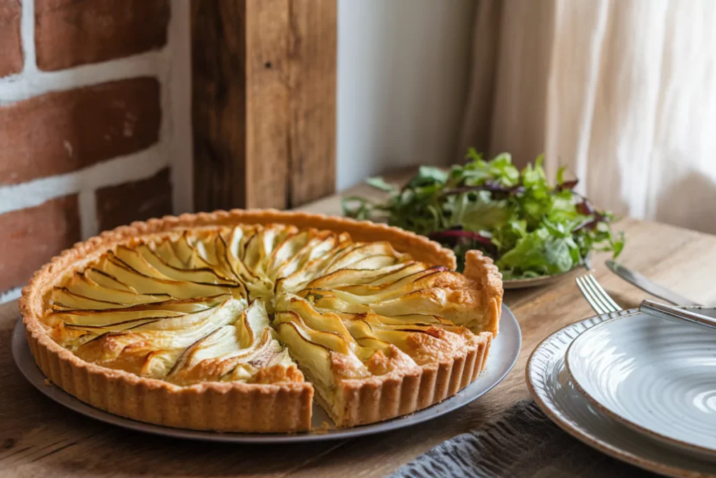 tarte aux poireaux