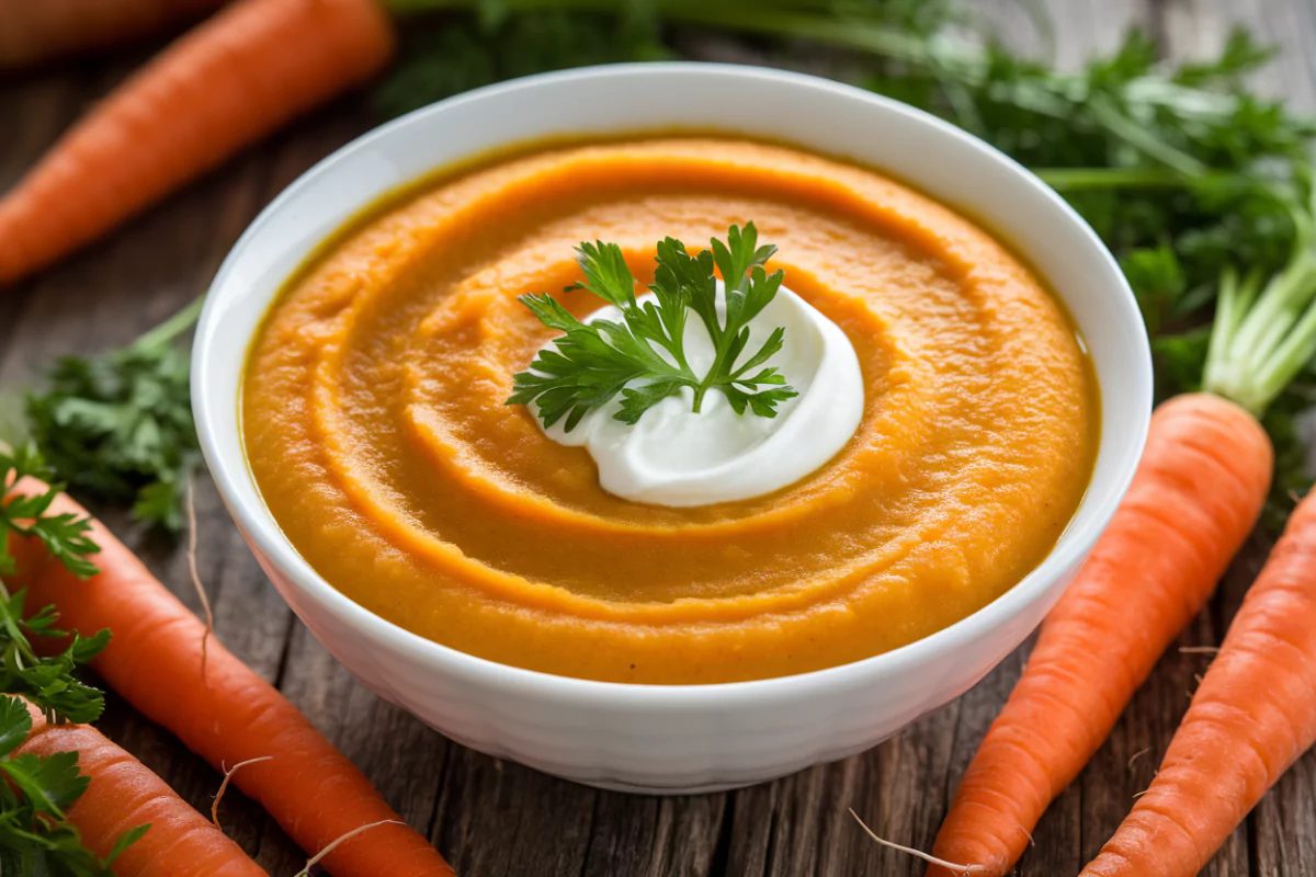 purée de carottes