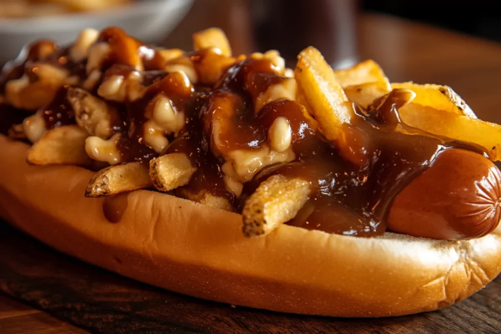 Hot Dog à la Poutine