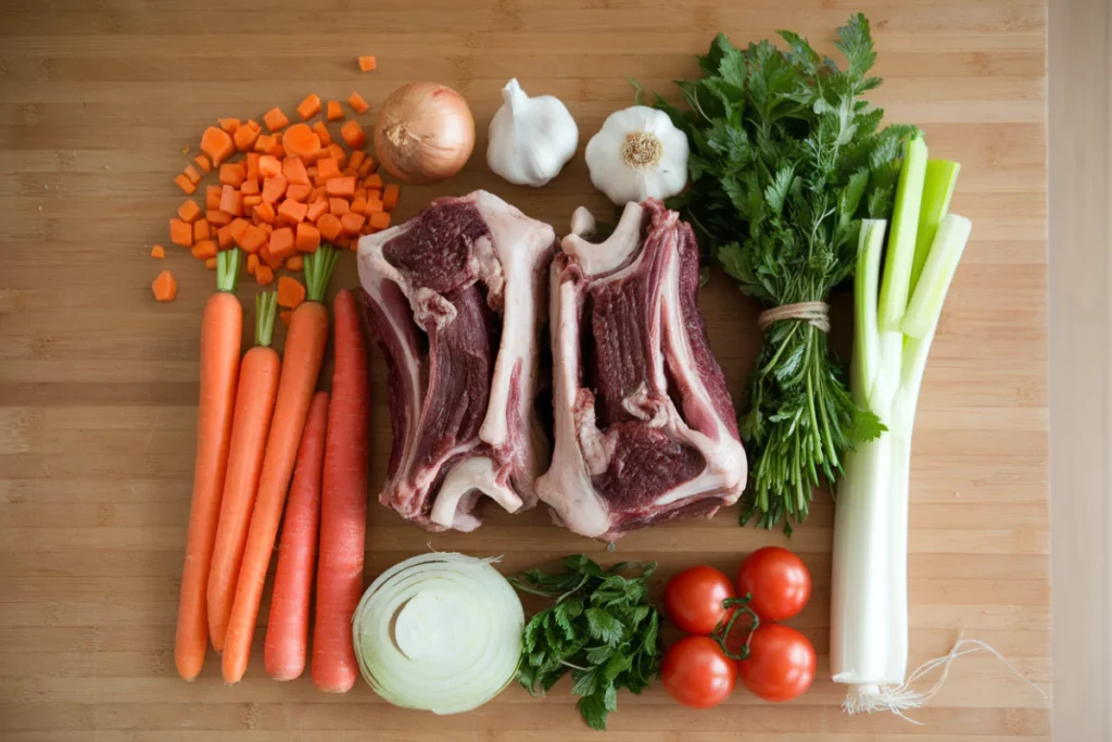 Ingrédients Recette Queue de Bœuf