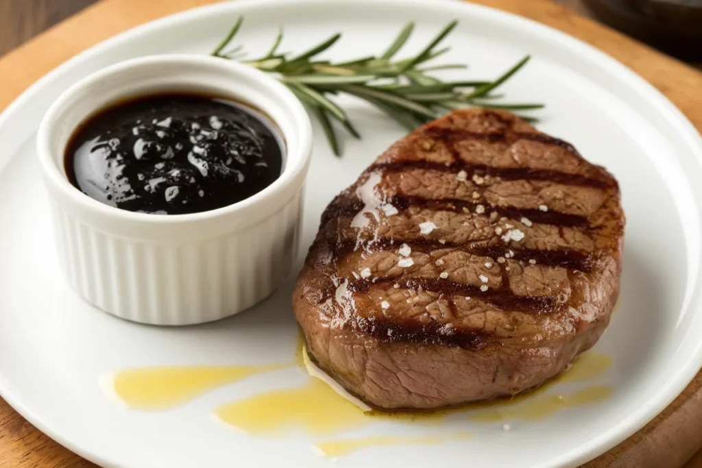 Sauce à l’ail noir pour viandes et poissons