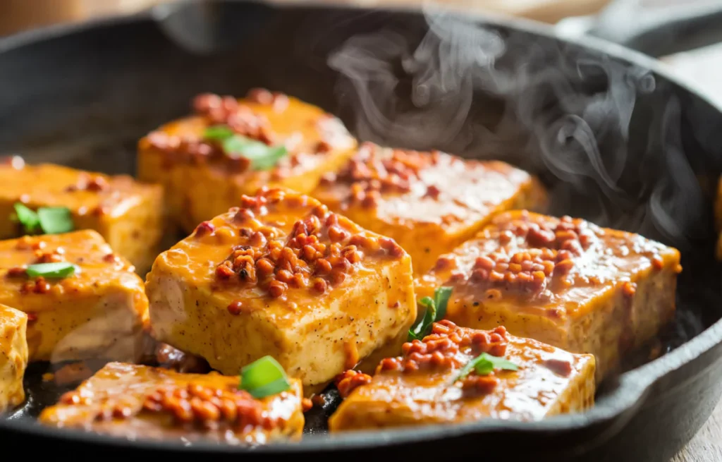 Étapes Simples pour Préparer des Protéines de Soja Sautées
