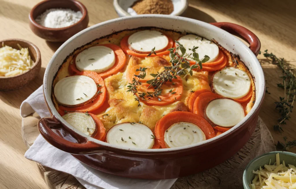 Étapes Clés pour Réaliser un Gratin de Navets et Carottes Gourmand