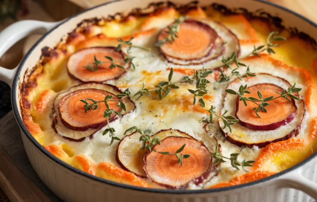 Variations Créatives pour Revisiter la Recette Gratin de Navets et Carottes
