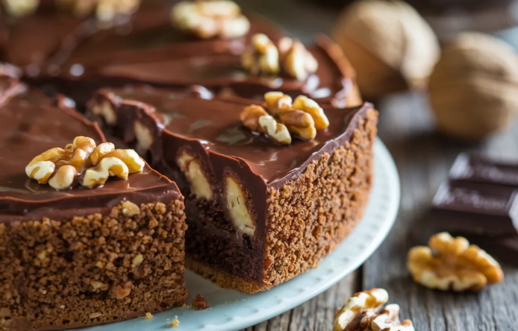 Gâteau au Chocolat aux Noix