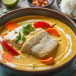 Mijoté de Poisson au Curry et Lait de Coco