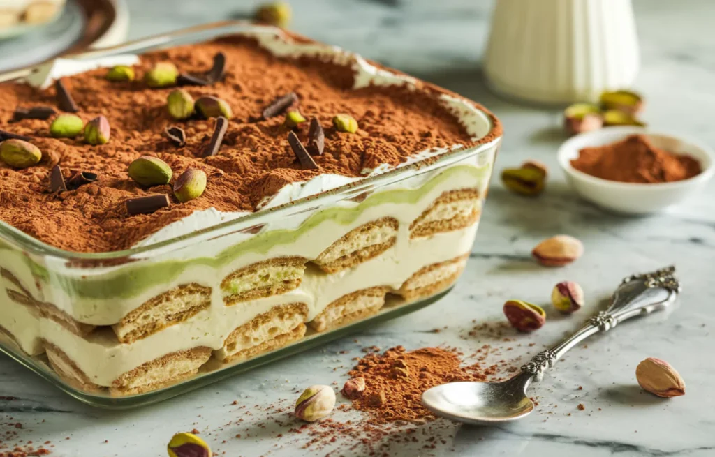 Tiramisu Aux Pistaches : Le Twist Parfait du Classique Italien