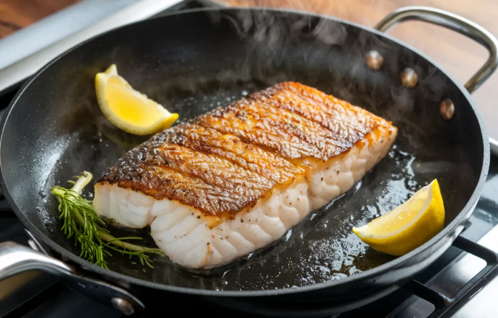 Étapes détaillées de la cuisson du mahi-mahi