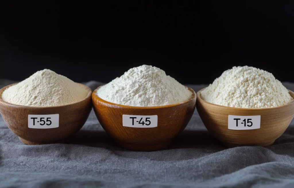 types de la farine de froment