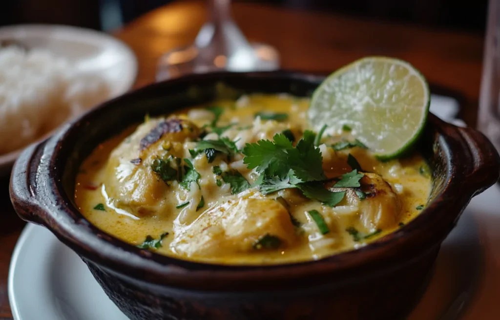 Chipirons au Curry & Lait de Coco