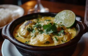 Chipirons au Curry & Lait de Coco